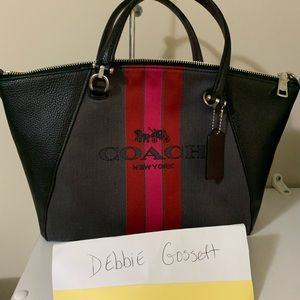 Coach Striped Prairie Satchel
